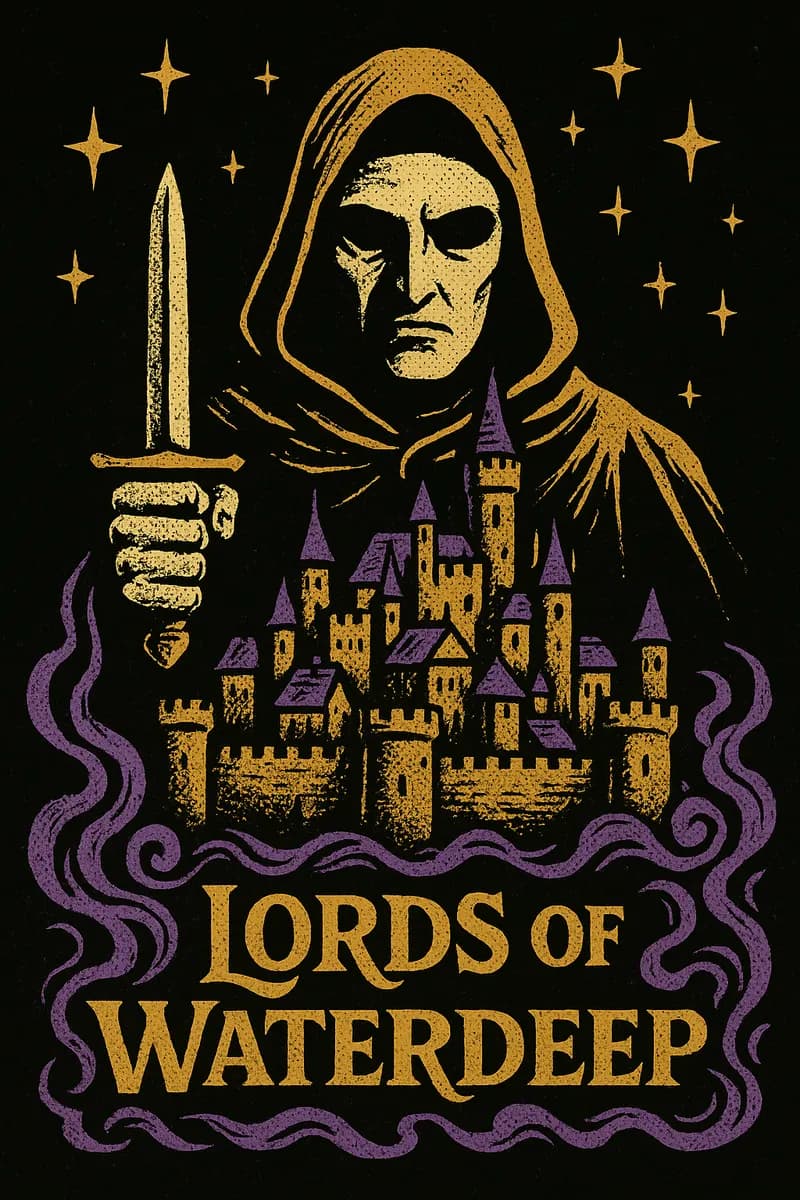 Lords of Waterdeep — stylized Game Grimoire cover