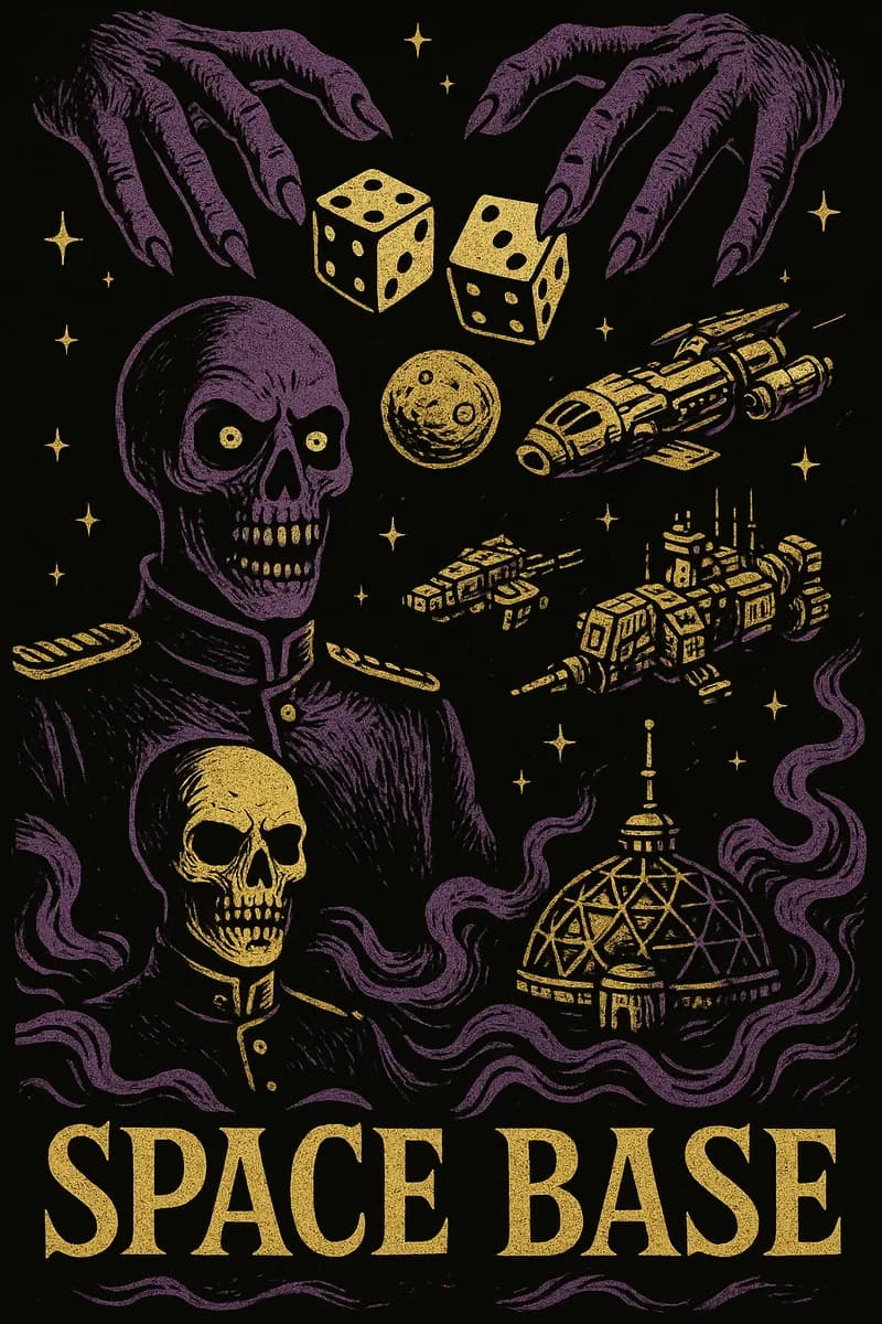 Space Base — stylized Game Grimoire cover